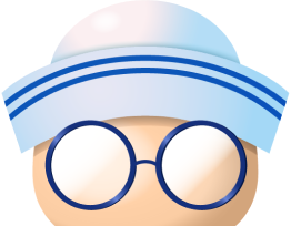 マイルくんの顔