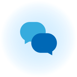 機能アイコンを模した泡